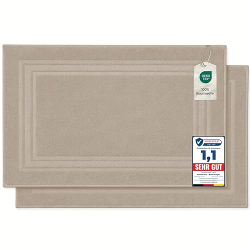 Lot de 2 Tapis de Bain Confortables Lot de 2 Tapis de Bain Confortables