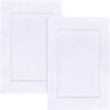 Lot de 2 Tapis de Bain en Coton Lot de 2 Tapis de Bain en Coton