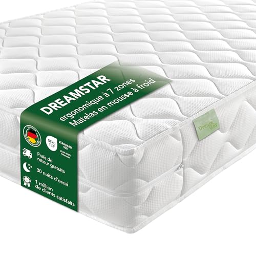Matelas orthopédique DREAMSTAR Ergo Flex Duo