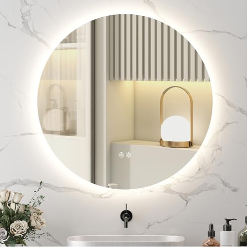 Miroir Rond LED Éclairage 80 cm Miroir Rond LED Éclairage 80 cm