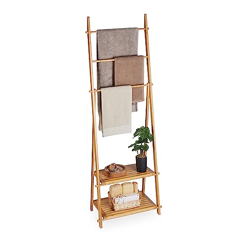 Porte-Serviettes en Bambou Relaxdays Porte-Serviettes en Bambou Relaxdays