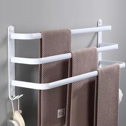 Porte-serviettes mural 60 cm blanc Porte-serviettes mural 60 cm blanc