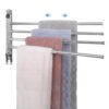 Porte-Serviettes Murale Rotatif en Acier