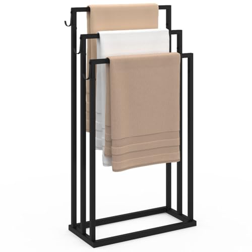 Porte-Serviettes sur Pied 3 Niveaux Dallas Porte-Serviettes sur Pied 3 Niveaux Dallas