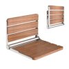 Siège de Douche Pliable en Bois de Sapelli Siège de Douche Pliable en Bois de Sapelli