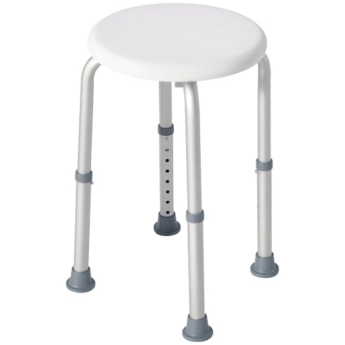Tabouret de Douche Réglable Blanc Tabouret de Douche Réglable Blanc