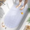 Tapis de Baignoire Antidérapant Ovale Tapis de Baignoire Antidérapant Ovale