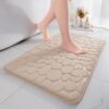 Tapis de Bain Antidérapant Beige 43x61 cm