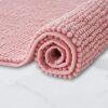 Tapis de Bain Antidérapant en Chenille Rose Tapis de Bain Antidérapant en Chenille Rose