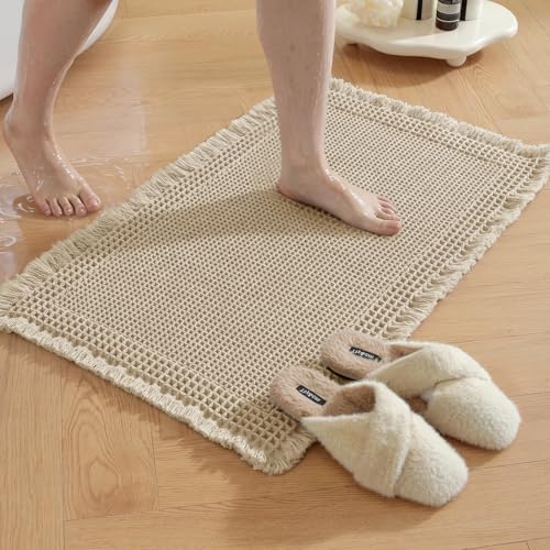Tapis De Bain Antidérapant YSTELLAA 50x80cm Tapis De Bain Antidérapant YSTELLAA 50x80cm
