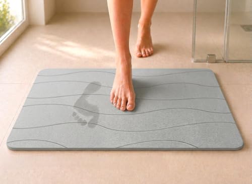 Tapis de Bain Diatomite Antidérapant 40x60 Tapis de Bain Diatomite Antidérapant 40x60