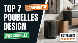Comparatif des meilleures poubelles de salle de bain design