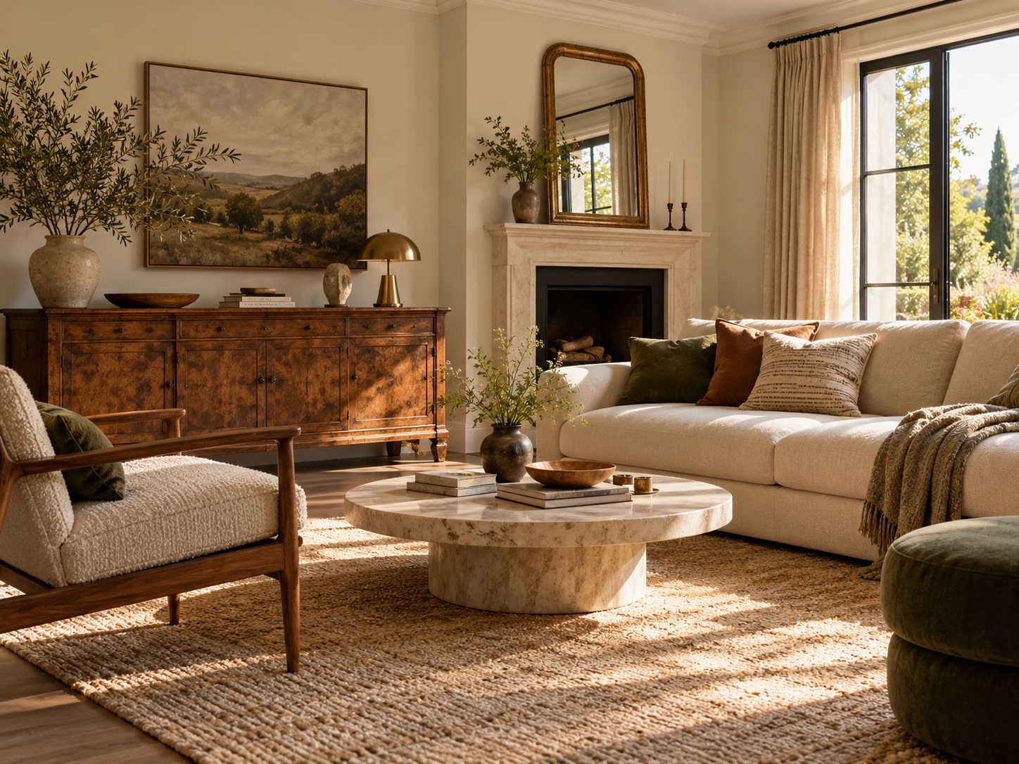 décoration harmonieuse dans un salon