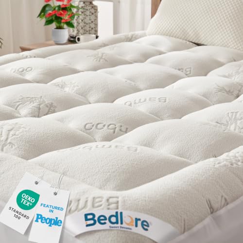BEDLORE Surmatelas Viscose de Bambou 160x200 BEDLORE Surmatelas Viscose de Bambou 160x200