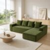 Canapé d'angle Convertible 4 Places L-Shape Canapé d'angle Convertible 4 Places L-Shape