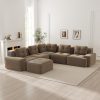 Canapé D'angle Convertible Modulable 6 Places Canapé D'angle Convertible Modulable 6 Places