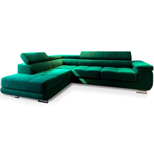 Canapé d'angle Selva L-S Glamour