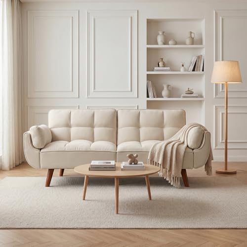 Canapé-lit Convertible 180 cm Beige