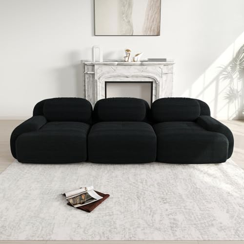 Canapé Modulable 3 Places en Velours