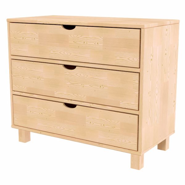 Commode en bois à 3 tiroirs Commode en bois à 3 tiroirs