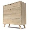 Commode Scandinave en Bois Massif