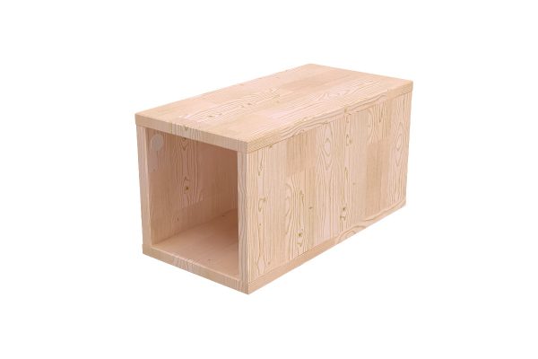 Cube de rangement en bois 25x50 cm Cube de rangement en bois 25x50 cm