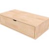 Cube de rangement en bois avec tiroir Cube de rangement en bois avec tiroir