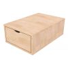 Cube de rangement en bois avec tiroir Cube de rangement en bois avec tiroir