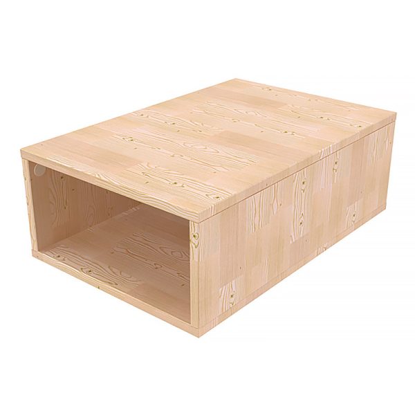 Cube de rangement en bois élégant Cube de rangement en bois élégant