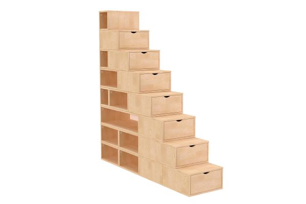 Escalier Cube de Rangement 200 cm Escalier Cube de Rangement 200 cm