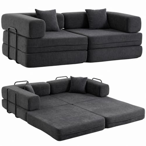 HOMCOM Canapé Convertible Modulaire 5 en 1