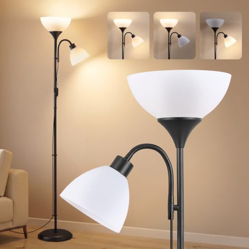 Lampadaire LED avec Liseuse Réglable