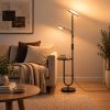 Lampadaire LED moderne avec table intégrée Lampadaire LED moderne avec table intégrée