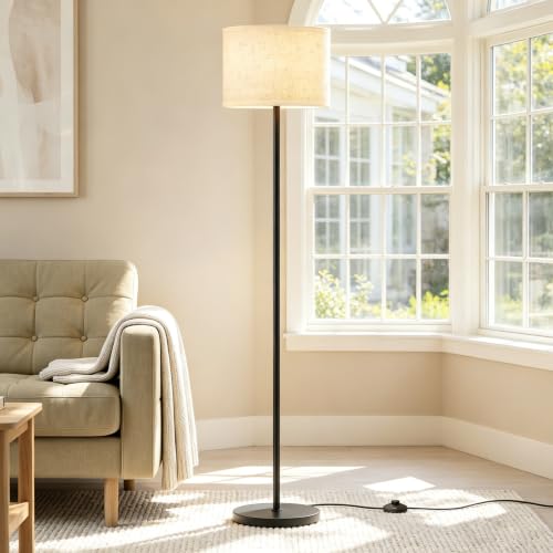 Lampadaire Moderne avec Ampoule LED Incluse