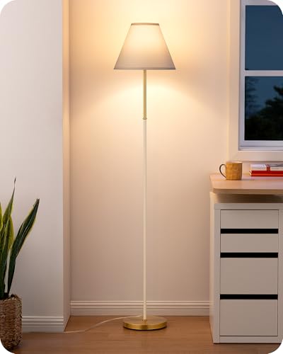 Lampadaire Rétro EDISHINE avec Abat-Jour