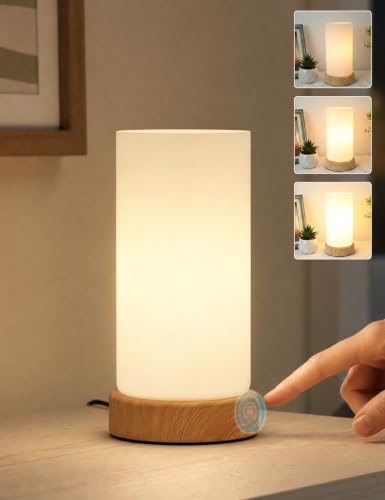 Lampe de Chevet Tactile en Verre