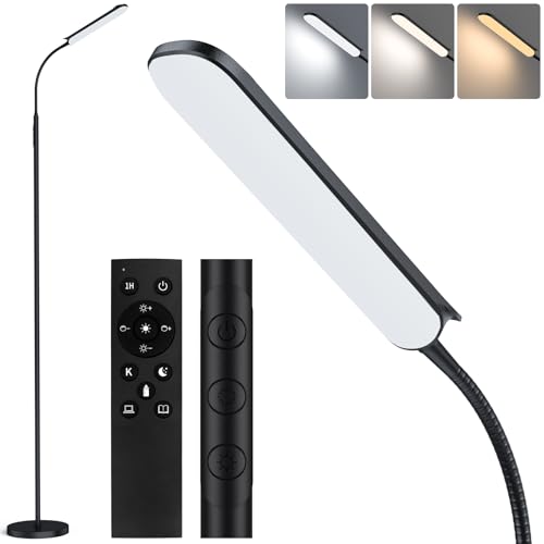 Lampe sur Pied LED 18W avec Télécommande