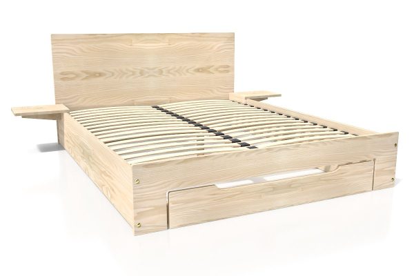 Lit 140x190 Happy en bois massif