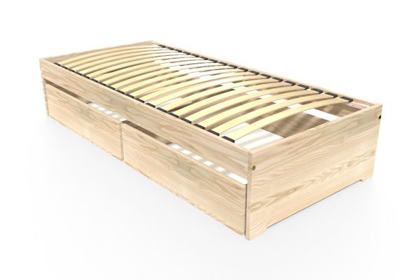 Lit 90x190 avec tiroirs de rangement Malo