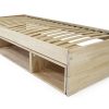Lit avec rangement Maël 90x200
