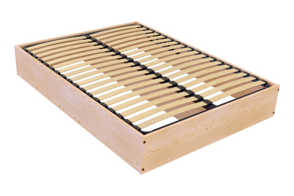 Lit coffre 2 places en bois massif Lit coffre 2 places en bois massif