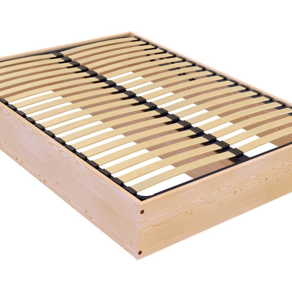 Lit coffre 2 places en bois massif Lit coffre 2 places en bois massif