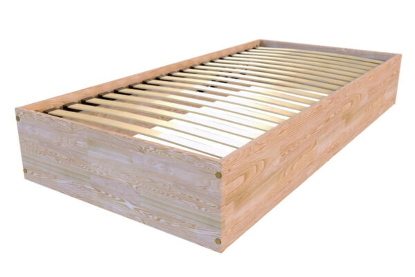 Lit coffre 90x190 en bois massif