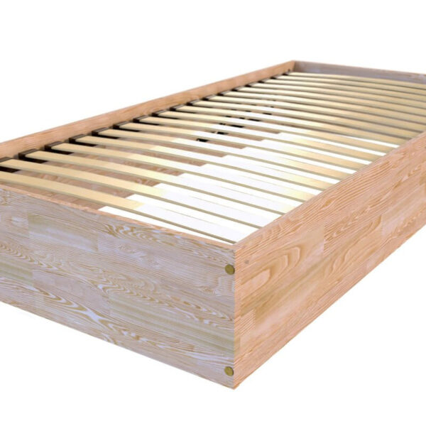 Lit coffre 90x200 en bois massif Lit coffre 90x200 en bois massif