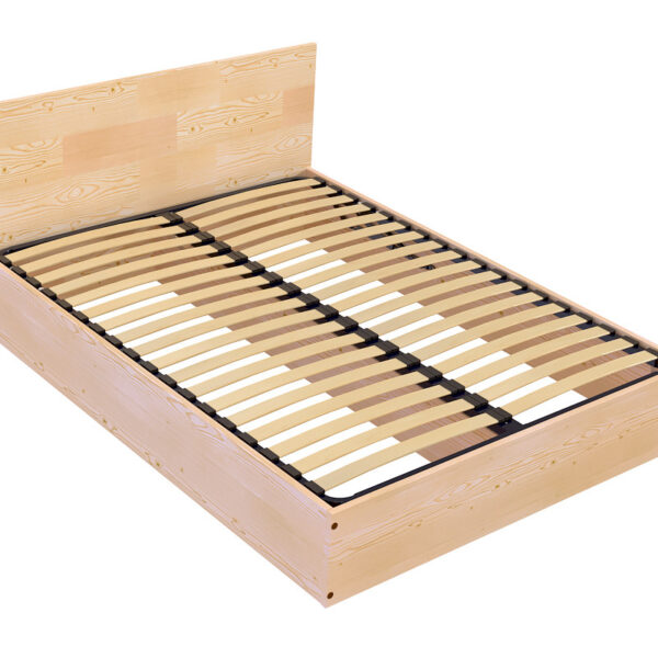 Lit coffre en bois 140x190 avec tête de lit Lit coffre en bois 140x190 avec tête de lit