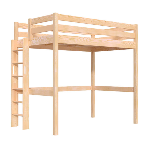 Lit en hauteur en bois Sylvia 120x190 Lit en hauteur en bois Sylvia 120x190