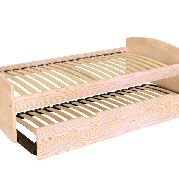 Lit gigogne 80x200 Happy en pin massif Lit gigogne 80x200 Happy en pin massif