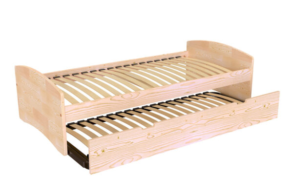 Lit gigogne 90x200 en pin massif Lit gigogne 90x200 en pin massif
