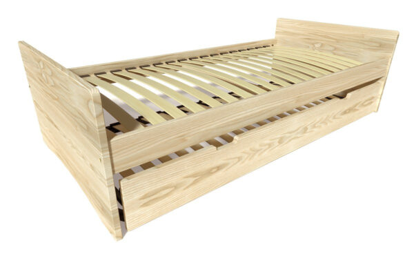 Lit gigogne 90x200 en pin massif Lit gigogne 90x200 en pin massif