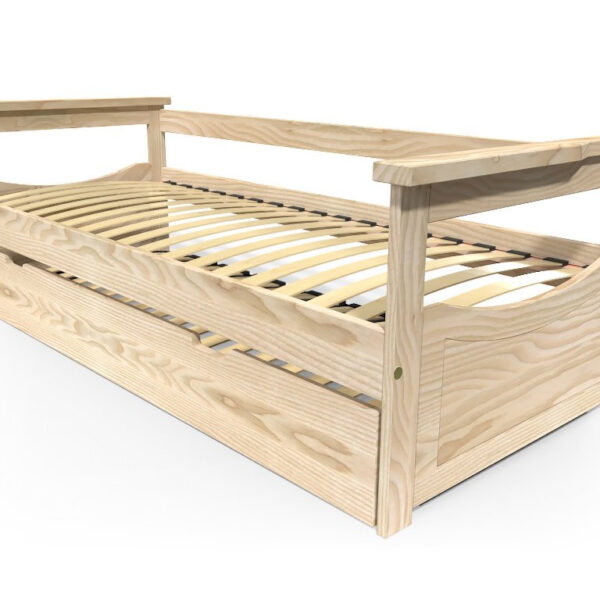 Lit Gigogne 90x200 Topaze en Pin Lit Gigogne 90x200 Topaze en Pin
